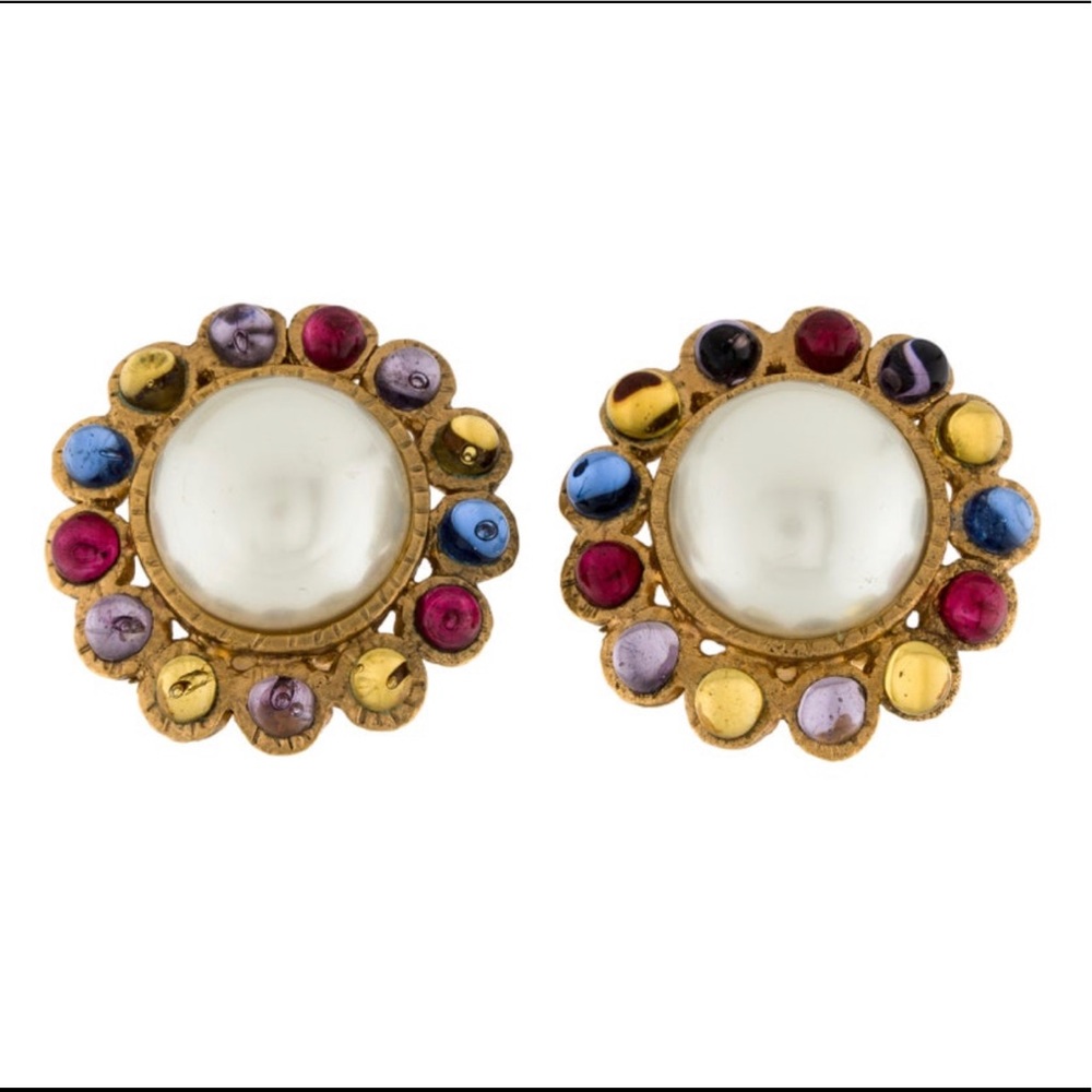 Chanel Gripoix 1994 Earrings